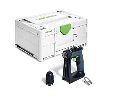 Image of Festool CXS 18-Basic Cordless Drill with Keyless Chuck Belt Clip in Systainer