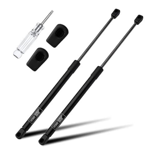 Image of Front Hood Lift Supports Shock Struts Compatible with Ford Edge 2015 2016 2017 2018 2019 2020 2021 2022 2023 Replaces FT4BR16C826AC PM4041 (2PC Set)