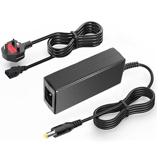 Image of Xzrucst AC/DC Adapter Compatible with CISCO CP-7941/7942/7945/7961/7962/7961/7971/7975 IP /7962 7962G 7965 7965G IP Phone Replacement UK Power Cord Charger PSU
