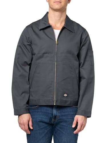 Image of Dickies Men's Unlined Eisenhower Jacket, Charcoal, L