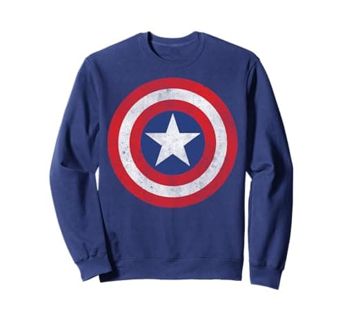 Image of Marvel Captain America Classic Shield Sweatshirt