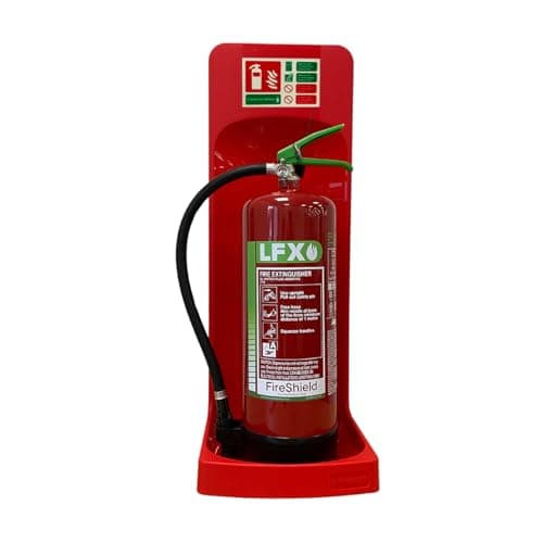 Image of 6ltr LFX Lithium-Ion Battery Fire Extinguisher - FireShield (LFX 6ltr Fire Extinguisher & Single Stand)
