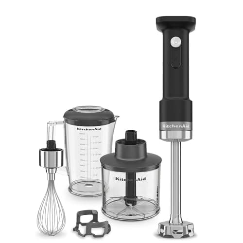 Image of KitchenAid GO - CORDLESS HAND BLENDER PLUS ACCESSORIES WITHOUT BATTERY - 5KHBRV05BM
