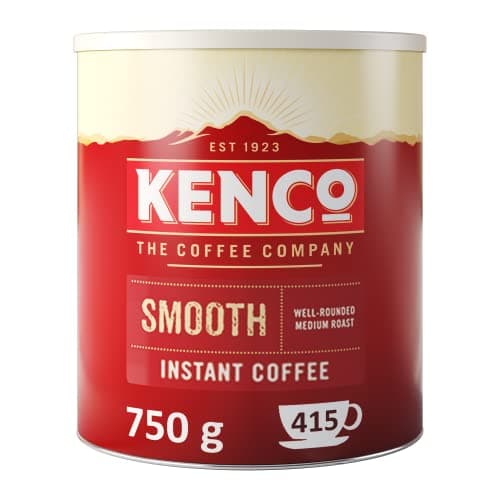 Image of Kenco Smooth Instant Coffee - 1 x 750g Tin