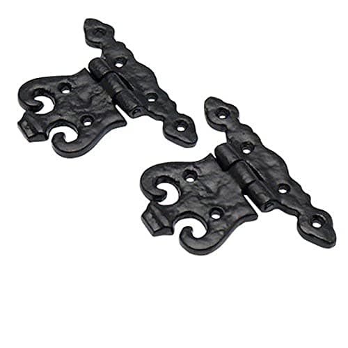 Image of Merriway® BH01788 (2 Pcs) Door Hinge, 110mm (4.1/2 inch) Black Antique - Pack of 2 Pieces