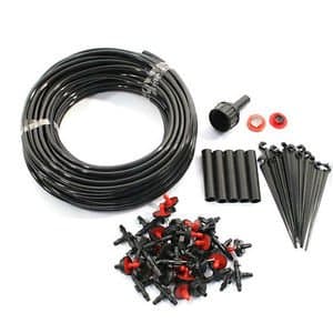 Image of 23m Micro Irrigation System Kit - 71Pc Automatic Garden Plants & Greenhouse Watering Metre | Save Water, Time & Energy | Heavy Duty Tube, Watering Hose Kit For Greenhouse, Flower Beds, Patio & Lawn