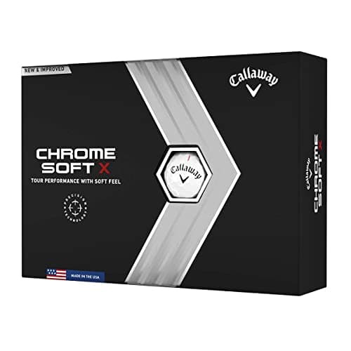 Image of Callaway Golf Chrome Soft X Golf Balls (2022 edition), White