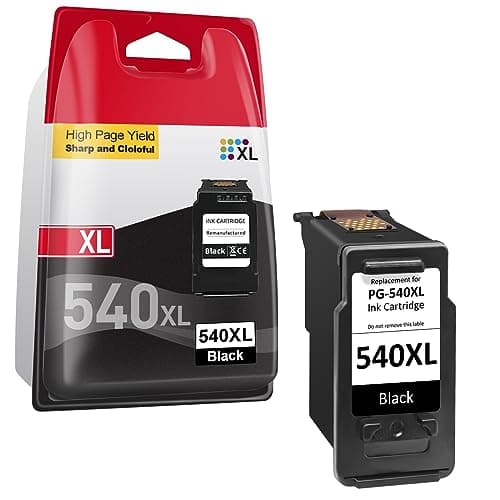 Image of PG-540XL Black Ink Cartridge (1-Pack) - High Yield Compatible for Canon Pixma TS5150, MG3600, MG3650, TS5100, MG3250 | Replacement for PG540XL/PG540/PG-540 | Long-Lasting Printing
