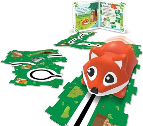 Image of Learning Resources LER3097 Critters Go Scrambles The Fox, STEM, Early Coding Toy, Interactive Pet, Ages 4+