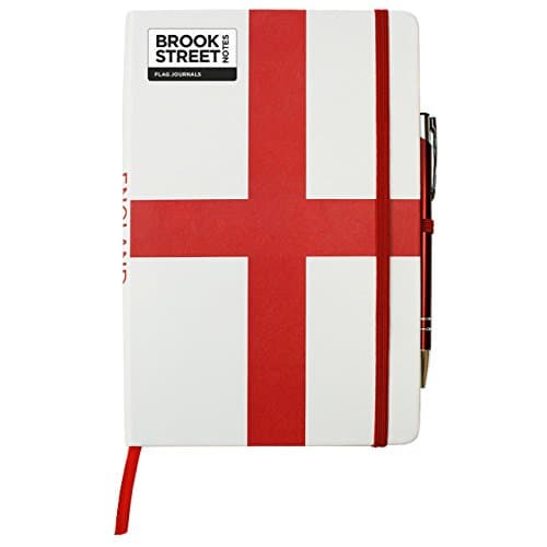 Image of England Flag Notebook - Hardback A5