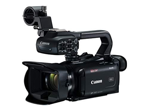 Image of Canon XA40 Camcorder 4K (UHD Video Camera, 7.5 cm Touchscreen, 20x Optical Zoom, Large Wide Angle Range, Dual Pixel CMOS AF, 2 SD Card Slots, MP4 Video Recording) Black (Renewed)