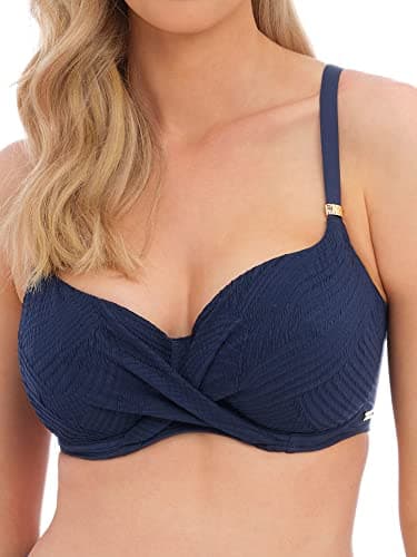 Image of Fantasie Ottawa Full Cup Bikini Top Ink Blue 32F