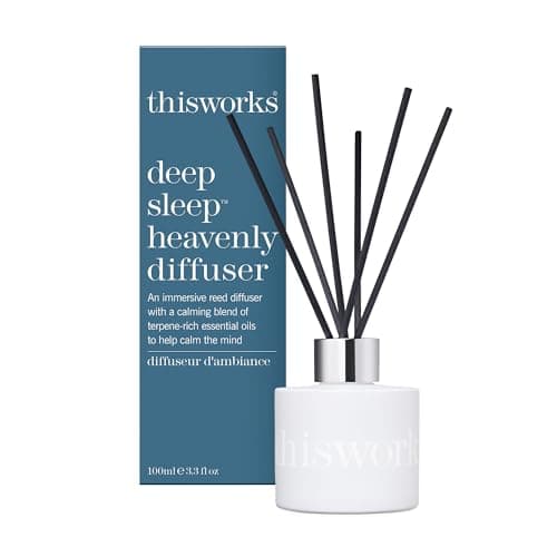 Image of This Works Deep Sleep Heavenly Reed Diffuser, 100ml - Calming Lavender & Vetivert Essential Oils for Relaxation and Restful Sleep