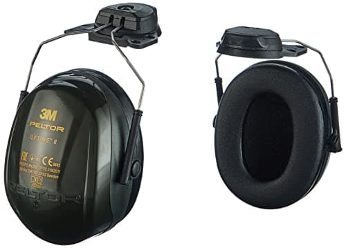Image of 3M Peltor Optime II Ear Muffs, 30 dB, Helmet Mounted, H520P3A-410-GQ - Green