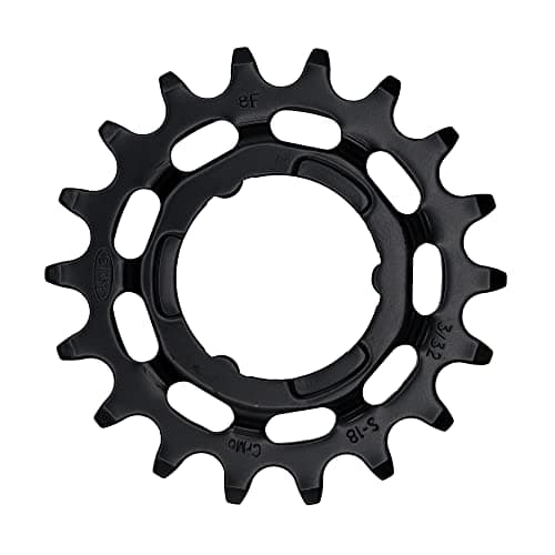 Image of KMC Shimano Narrow Rear Sprocket, Black, 18T