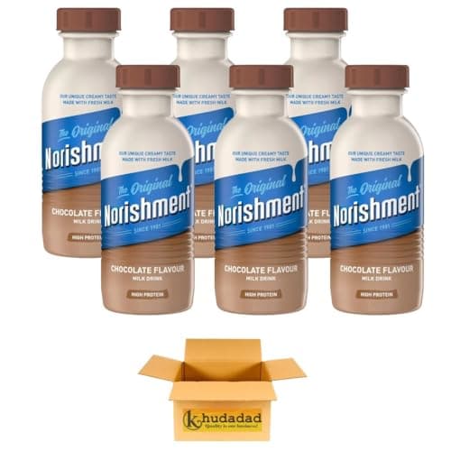 Image of The Original Nurishment Milk Drink Variety Pack Multi Flavours Ready-to-Drink 330ml Bottles, Pack of 6 (Chocolate Flavour)