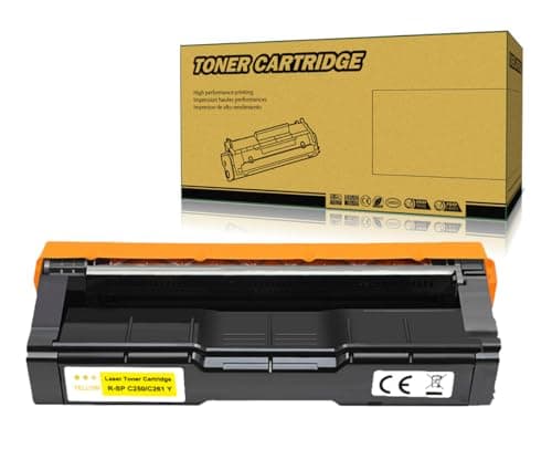Image of Okra 407546 Toner Compatible with Ricoh SP C250 Yellow for Ricoh SP C250 Toner Yellow Ricoh SPC250 Toner for Ricoh Aficio SP C261DNw SP C261SFNw SP C261SFN SP C250SF C250DN SP C250e SP C250e SP C2500