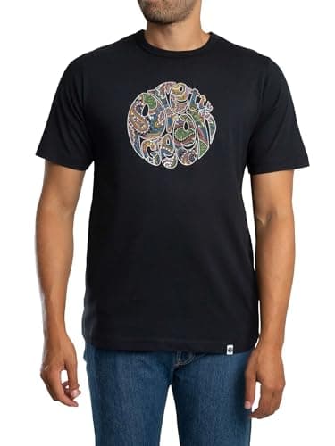 Image of Pretty Green Mens House Paisley TS Black L