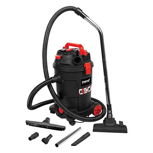 Image of Trend T33 M-Class Professional Wet & Dry Dust Extractor, High Performance With Power Take Off, 1200W, 240V, T33A