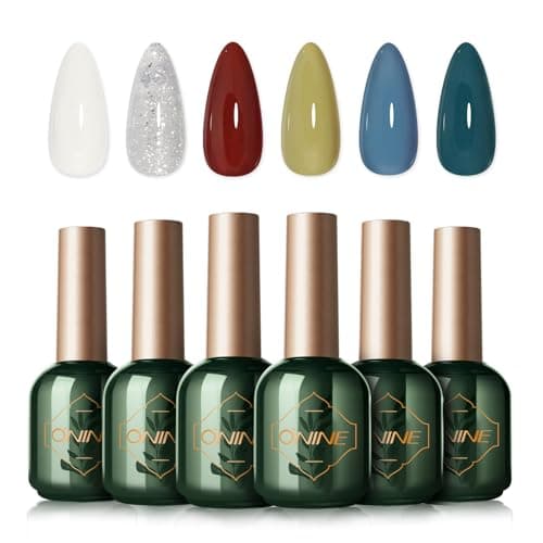 Image of ONINE 3-Free Gel Nail Polish Collection 6Pcs 10g Nail Polish Set, Hema/TPO/Di-Hema Free, Long-Lasting and Low Odor for Salon & Home Use