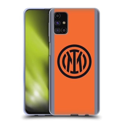 Image of Head Case Designs Officially Licensed Inter Milan Third 2023/24 Crest Kit Gel Case [Military Grade Protection] Compatible With Samsung Galaxy M31s (2020)