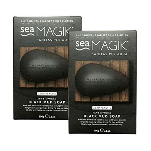 Image of (2 Pack) - Dead Sea Spa Magik - Black Mud Soap | 100g | 2 PACK BUNDLE