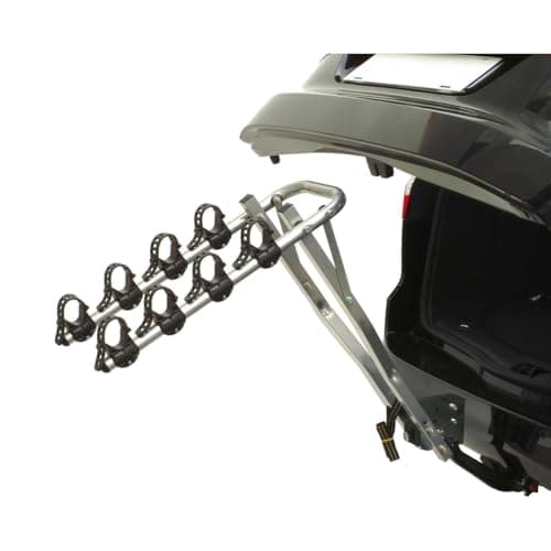 Image of ETC ERR027 Deluxe 4-Bike Car Rack - Silver