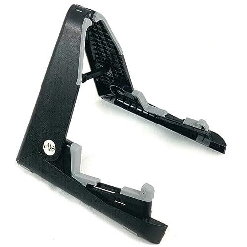 Image of RockJam AGS-02 Martin Smith Portable Folding for Classical/Acoustic and Electric Guitars Stands, Black