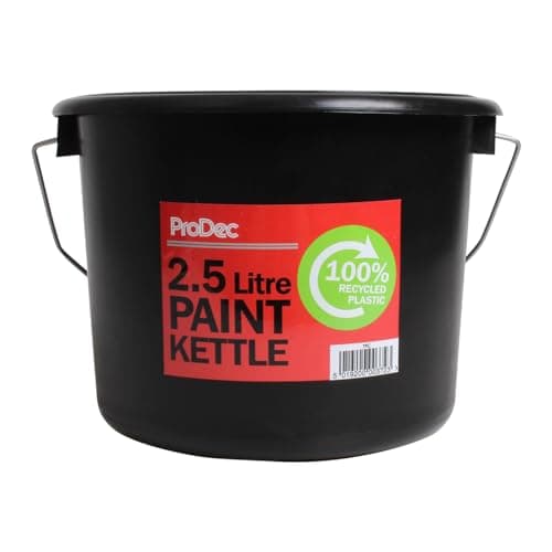 Image of ProDec 2.5 litre 100% Recycled Plastic Paint Kettle for Decanting Paint, Varnish, Wood Treatments from Larger Cans and Mixing Wallpaper Paste, Ideal for Working On Ladders and Platforms