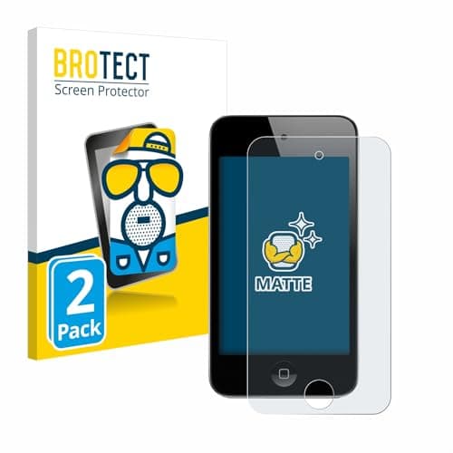 Image of brotect Screen Protector Anti-Glare compatible with Apple iPod Touch (4th Gen.) (2 Pack) Screen Protector Matte, Anti-Fingerprint Protection Film
