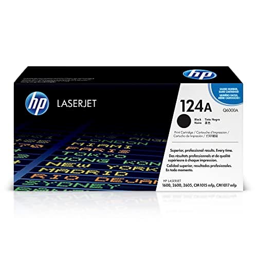 Image of HP Q6000A 124A Original LaserJet Toner Cartridge, Black, Single Pack