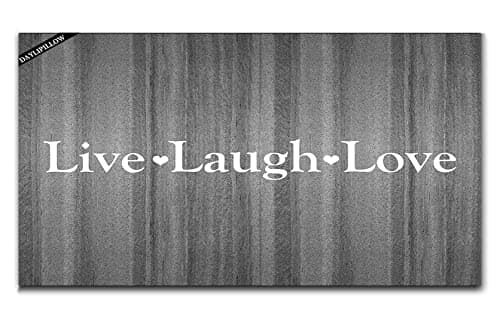 Image of Doormats Live Laugh Love Floor Carpet Rug Heavy Duty Entrance Mats Waterproof Inside Floor Mat For Kitchen Office Garage 40X60 CM