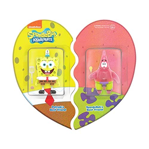 Image of SUPER7 - Spongebob Squarepants: Spongebob & Patrick Con Exclusive Reaction Figure