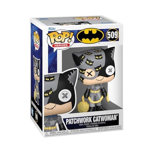 Image of Funko Pop! Animation: Patchwork – Catwoman​ - DC Comics - Collectable Vinyl Figure - Gift Idea - Official Merchandise - Toys for Kids & Adults - Comic Books Fans - Model Figure for Collectors