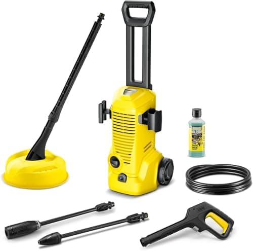 Image of Kärcher high-pressure washer K 2 Home, pressure: max. 110 bar, flow rate: 360 l/h, area: 20 m²/h, weight: 4.2 kg, high-pressure gun, high-pressure hose, dirt blaster, Home Kit