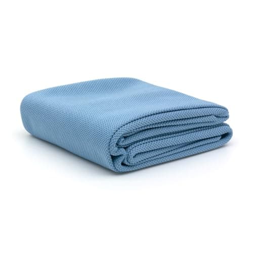 Image of CKB LTD Large Microfibre Cloth Reusable Washable Multi-Purpose Cleaning Lint Free for Multi-Surface, Kitchen, Car Windscreen, Stainless Steel, Glass Window Screens, Mirrors, 50x40cm 1Pc