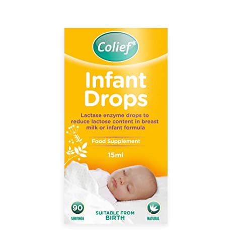 Image of Colief - Infant Drops (15ml) - Lactase Enzyme Drops to Reduce Lactose Content in Breast Milk and Infant Formula