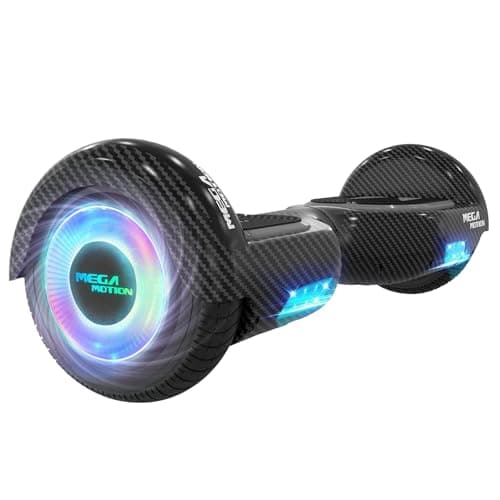 Image of MEGA MOTION Hoverboard, Hoverboards for kids, 6.5 Inch Two-Wheel Self Balancing Electric Scooter with Bluetooth Speaker, Quality hoverboards with LED Lights, Gift for Children and Teenager