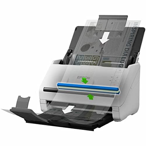Image of EPSON BUSINESS - SCANNER (B4) WORKFORCE DS530II USB 3.0 FLATBED 600DPI 30BIT