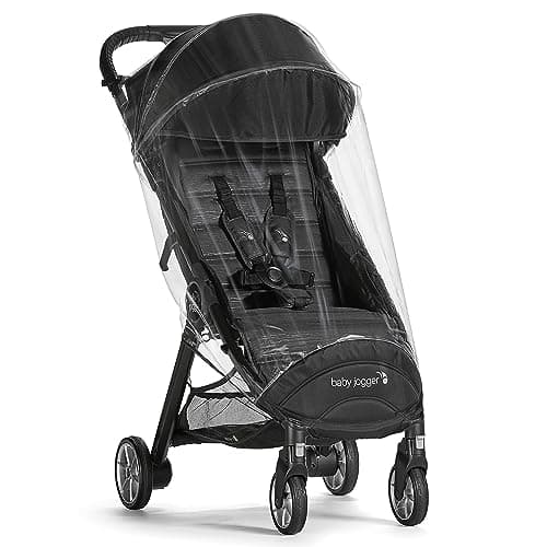 Image of Baby Jogger Weather Shield Rain Cover for Pushchair | for City Tour 2 Strollers | Blocks Rain, Snow & Wind