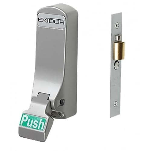 Image of Exidor 306 Push Pad Mortice Actuator with Cylinder Mortice Night Latch
