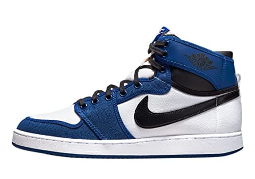 Image of Air Jordan 1 KO Rush Orange Mens Lifestyle Shoes (White/Orange), Storm Blue/White-black, 9.5