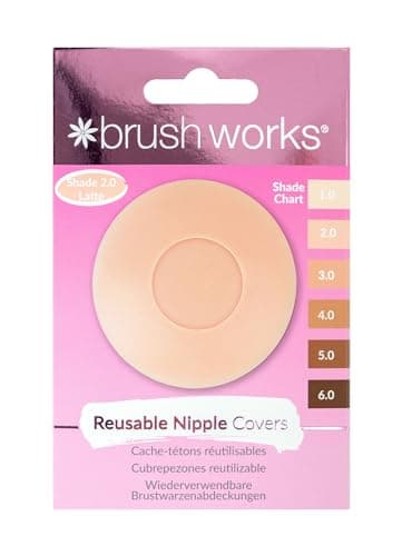 Image of Brushworks Reusable Silicone Nipple Covers