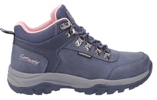 Image of Cotswold Overbury Hiking Boots Female Navy Size 5