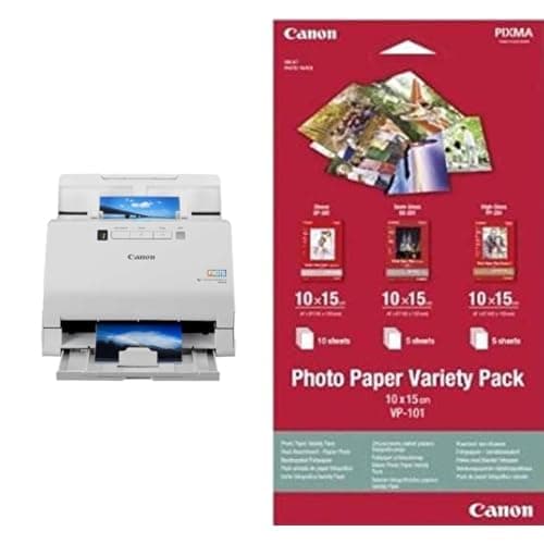 Image of Canon imageFORMULA RS40 Photo & Document Scanner | Double-sided Scanning with USB for Home & Office | With Auto Photo Fix & Red Eye Correction | With Canon CaptureOnTouch Software