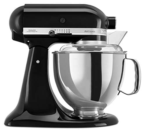Image of KitchenAid 175 Artisan 4.8L Stand Mixer Stainless Steel Black