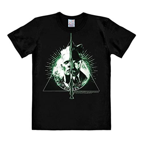 Image of Logoshirt - Fantastic Beasts - Crimes of Grindelwald - Grindelwald vs Dumbledore - Men's T-Shirt - Black - Original Licensed Product I Size XL
