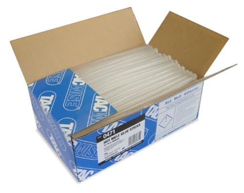 Image of Tacwise 0471 Hot Melt Glue Sticks, 11.75mm x 300mm, Pack of 160, Clear