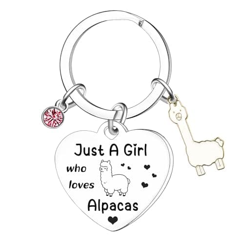 Image of Ghloyza Alpaca Gifts Funny Alpaca Keyring for Women Alpacas Lovers Gift Alpacas Stuff Jewellery Gift for Animal Lovers Birthday Gifts for Family Friends