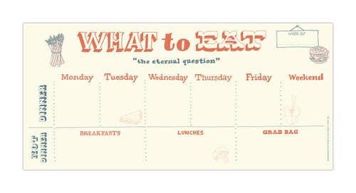 Image of What to Eat Horizontal Pad